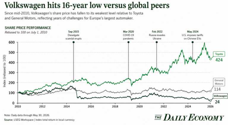 Germany’s Auto Giant Is Losing the Race